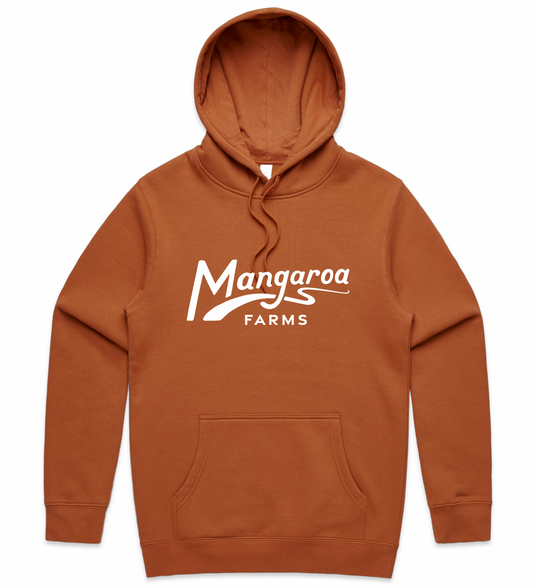 Mangaroa Men's Stencil Hoodie - Copper